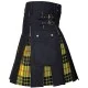 Hybrid Utility Kilts - Black Cotton & MacLeod of Lewis Kilt Hybrid Utility Kilts - Black Cotton & MacLeod of Lewis Kilt