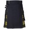 Hybrid Utility Kilts - Black Cotton & MacLeod of Lewis Kilt