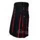 Black Inner Orange Hybrid Utility Kilt – Laces Cargo Pockets Kilts Black Inner Orange Hybrid Utility Kilt – Laces Cargo Pockets Kilts