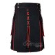 Black Inner Orange Hybrid Utility Kilt – Laces Cargo Pockets Kilts Black Inner Orange Hybrid Utility Kilt – Laces Cargo Pockets Kilts