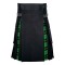 Hybrid Utility Kilts - Black Cotton & Hunting Wallace Tartan Kilt