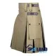 Hybrid Utility Kilts - Khaki Cotton & Gunn Tartan Kilt Hybrid Utility Kilts - Khaki Cotton & Gunn Tartan Kilt