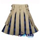 Hybrid Utility Kilts - Khaki Cotton & Ramsey Blue Tartan Kilt