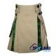 Hybrid Utility Kilts - Khaki Cotton & Wallace Hunting Tartan Kilt Hybrid Utility Kilts - Khaki Cotton & Wallace Hunting Tartan Kilt