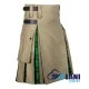 Hybrid Utility Kilts - Khaki Cotton & Wallace Hunting Tartan Kilt Hybrid Utility Kilts - Khaki Cotton & Wallace Hunting Tartan Kilt