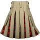 Hybrid Utility Kilts - Khaki Cotton & Wallace Tartan Kilt Hybrid Utility Kilts - Khaki Cotton & Wallace Tartan Kilt