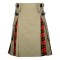 Hybrid Utility Kilts - Khaki Cotton & Wallace Tartan Kilt