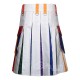 LGBTQ Pride Rainbow White Cotton Utility Kilt – Cargo Kilts