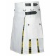 White Cotton & MacLeod of Lewis Tartan Hybrid Utility Kilt