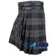Scottish Grey watch tartan modern utility kilt detachable pocket Scottish Grey watch tartan modern utility kilt detachable pocket