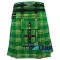 Scottish Irish National tartan modern utility kilt detachable pocket