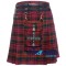 Scottish MacDonald tartan modern utility kilt detachable pocket