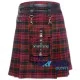 Scottish MacDonald tartan modern utility kilt detachable pocket Scottish MacDonald tartan modern utility kilt detachable pocket