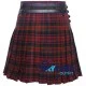 Scottish MacDonald tartan modern utility kilt detachable pocket Scottish MacDonald tartan modern utility kilt detachable pocket