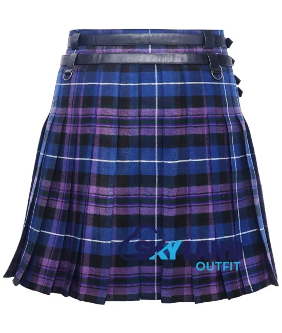 Scottish Pride of Scotland tartan modern utility kilt detachable pocket Scottish Pride of Scotland tartan modern utility kilt detachable pocket