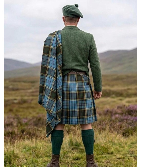 Anderson Tartan Great Kilt – Traditional Feileadh Mor | 13oz Acrylic Wool Anderson Tartan Great Kilt – Traditional Feileadh Mor | 13oz Acrylic Wool
