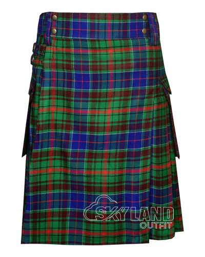 Adam Tartan Utility Kilt for Men – Traditional Scottish Cargo Pockets Kilts Adam Tartan Utility Kilt for Men – Traditional Scottish Cargo Pockets Kilts