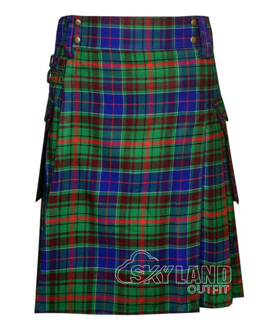 Adam Tartan Utility Kilt for Men – Scottish Cargo Pockets Kilt Adam Tartan Utility Kilt for Men – Scottish Cargo Pockets Kilt