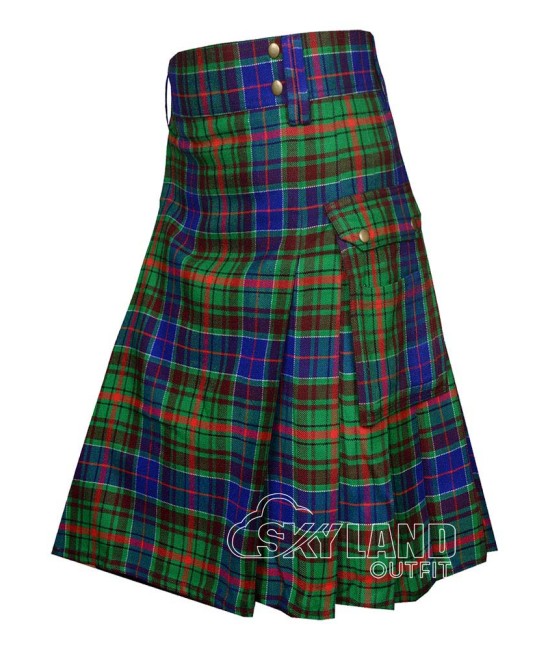 Adam Tartan Utility Kilt for Men – Scottish Cargo Pockets Kilt Adam Tartan Utility Kilt for Men – Scottish Cargo Pockets Kilt