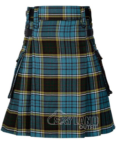 Anderson Tartan Scottish Utility Kilt with Cargo Pockets Anderson Tartan Scottish Utility Kilt with Cargo Pockets