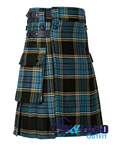 Anderson Tartan Scottish Utility Kilt with Cargo Pockets Anderson Tartan Scottish Utility Kilt with Cargo Pockets