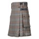 Black Watch Weathered Tartan Kilt Scottish Utility Kilt with Cargo Pockets Black Watch Weathered Tartan Kilt Scottish Utility Kilt with Cargo Pockets