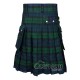 Black Watch Tartan Utility Kilt for Men – Scottish Cargo Pockets Kilt