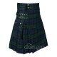Black Watch Tartan Utility Kilt for Men – Scottish Cargo Pockets Kilt