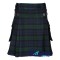 Black Watch Tartan Kilt Scottish Utility Kilt with Cargo Pockets