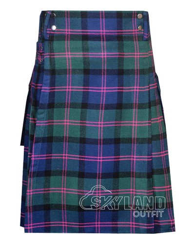 Blair Ancient Tartan Utility Kilt for Men – Scottish Cargo Pockets Kilt