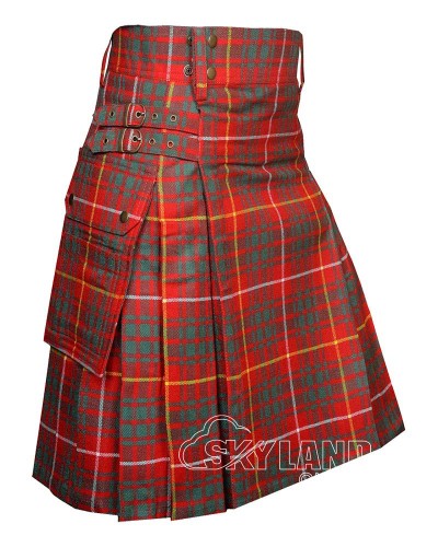 Bruce Ancient Tartan Utility Kilt for Men – Scottish Cargo Pockets Kilt Bruce Ancient Tartan Utility Kilt for Men – Scottish Cargo Pockets Kilt