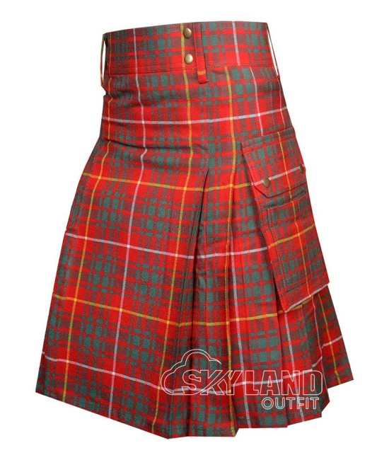 Bruce Ancient Tartan Utility Kilt for Men – Scottish Cargo Pockets Kilt Bruce Ancient Tartan Utility Kilt for Men – Scottish Cargo Pockets Kilt