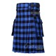 Buffalo Plaid Tartan Kilt Scottish Utility Kilt with Cargo Pockets
