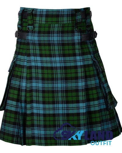 Campbell Ancient Tartan Kilt Scottish Utility Kilt with Cargo Pockets Campbell Ancient Tartan Kilt Scottish Utility Kilt with Cargo Pockets