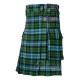 Campbell Ancient Tartan Kilt Scottish Utility Kilt with Cargo Pockets