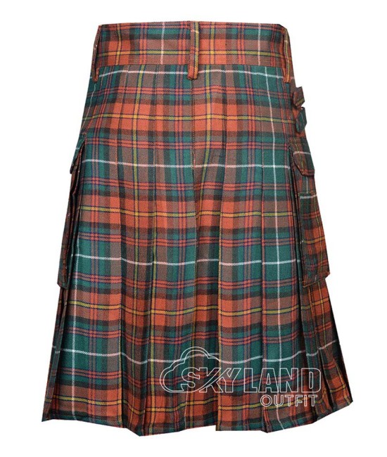 County Meath Tartan Utility Kilt for Men – Scottish Cargo Pockets Kilt County Meath Tartan Utility Kilt for Men – Scottish Cargo Pockets Kilt