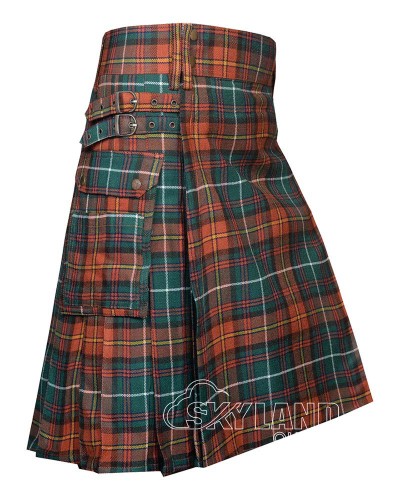 County Meath Tartan Utility Kilt for Men – Scottish Cargo Pockets Kilt County Meath Tartan Utility Kilt for Men – Scottish Cargo Pockets Kilt