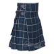 Douglas Blue Tartan Utility Kilt for Men – Scottish Cargo Pockets Kilt Douglas Blue Tartan Utility Kilt for Men – Scottish Cargo Pockets Kilt