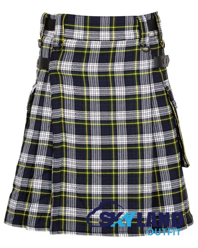 Dress Gordon Tartan Kilt Scottish Utility Kilt with Cargo Pockets Dress Gordon Tartan Kilt Scottish Utility Kilt with Cargo Pockets