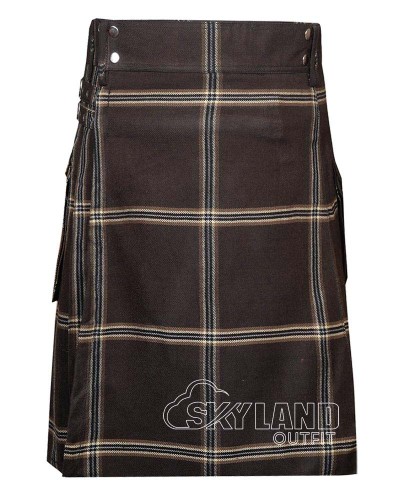 Eternity Tartan Utility Kilt for Men – Scottish Cargo Pockets Kilt
