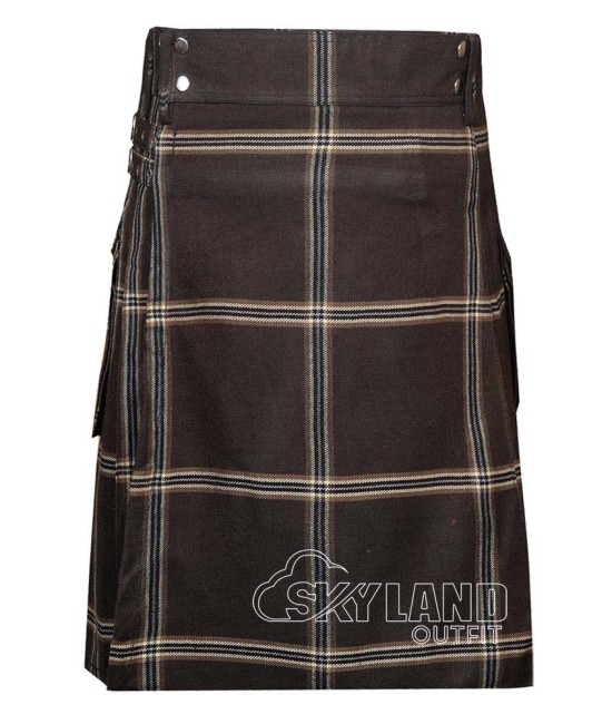 Eternity Tartan Utility Kilt for Men – Scottish Cargo Pockets Kilt Eternity Tartan Utility Kilt for Men – Scottish Cargo Pockets Kilt