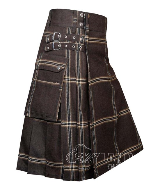 Eternity Tartan Utility Kilt for Men – Scottish Cargo Pockets Kilt Eternity Tartan Utility Kilt for Men – Scottish Cargo Pockets Kilt