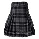 Granite Tartan Kilt Scottish Utility Kilt with Cargo Pockets Granite Tartan Kilt Scottish Utility Kilt with Cargo Pockets