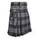 Grey Watch Tartan Kilt Scottish Utility Kilt with Cargo Pockets Grey Watch Tartan Kilt Scottish Utility Kilt with Cargo Pockets