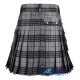 Grey Watch Tartan Kilt Scottish Utility Kilt with Cargo Pockets Grey Watch Tartan Kilt Scottish Utility Kilt with Cargo Pockets