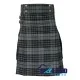 Grey Watch Tartan Kilt Scottish Utility Kilt with Cargo Pockets Grey Watch Tartan Kilt Scottish Utility Kilt with Cargo Pockets