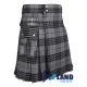 Grey Watch Tartan Kilt Scottish Utility Kilt with Cargo Pockets Grey Watch Tartan Kilt Scottish Utility Kilt with Cargo Pockets