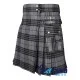 Grey Watch Tartan Kilt Scottish Utility Kilt with Cargo Pockets Grey Watch Tartan Kilt Scottish Utility Kilt with Cargo Pockets
