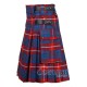 Hamilton Red Modern Tartan Utility Kilt with Leather Straps & Cargo Pockets Hamilton Red Modern Tartan Utility Kilt with Leather Straps & Cargo Pockets