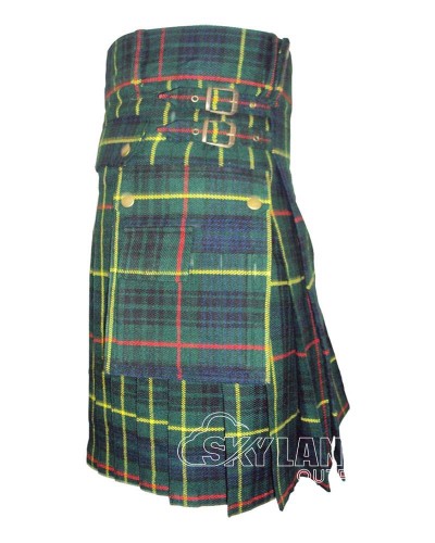 Hunting Stewart Tartan Kilt Scottish Utility Kilt with Cargo Pockets Hunting Stewart Tartan Kilt Scottish Utility Kilt with Cargo Pockets